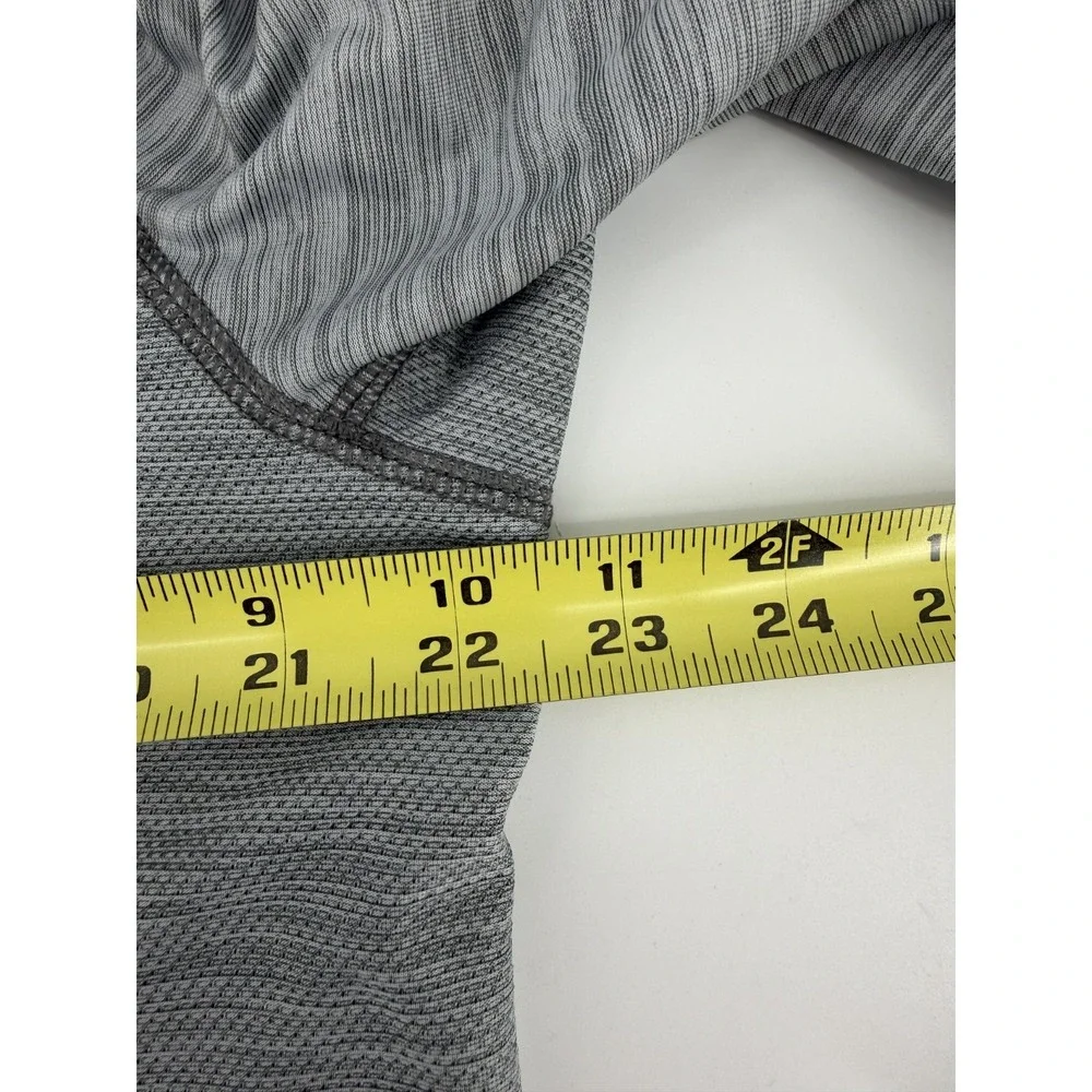 Tommy Bahamas IslandZone Half Zip Gray Long Sleeve Shirt Men Large Resort Beach